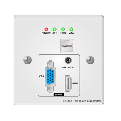 墙面发射器HDBT-86HV(HDMI+VGA)