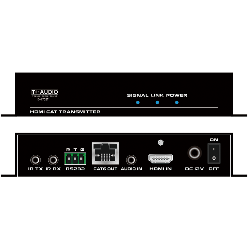 HDBaseT传输器D-7702T/D-7702R(+AUIDIO)