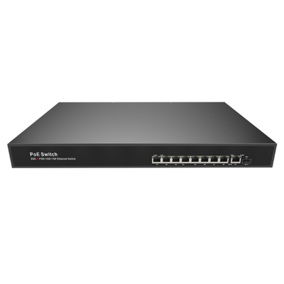 AES67交换机PoE8AT