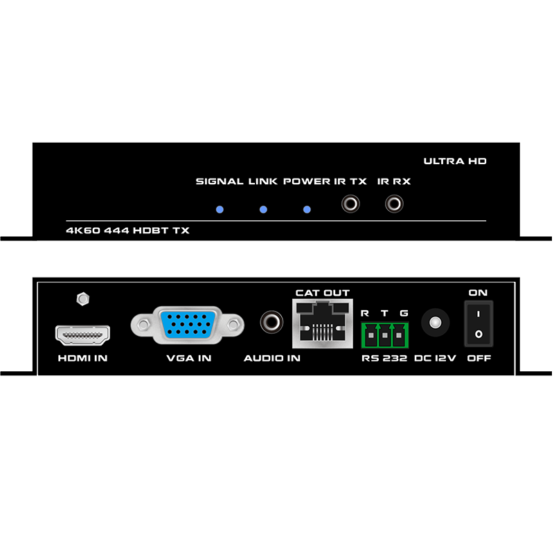 HDBaseT/(HEMI+VGA+AUIDIO)传输器D-7706T/D-7706R