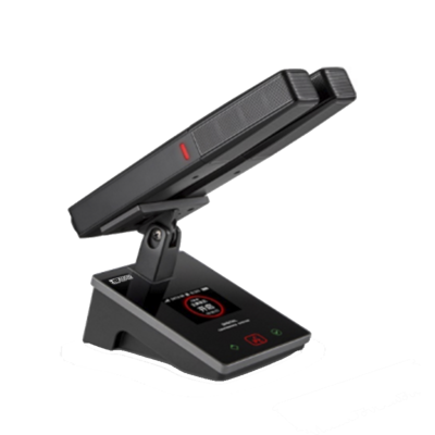 DUAL-D3022C/D3022D双咪头无线/有线会议视像跟踪发言单元
