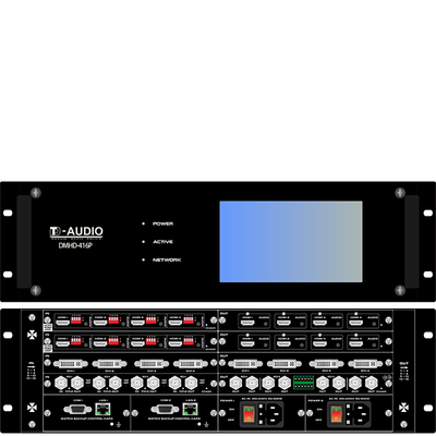 高清无缝混合矩阵DMHD-416P（1卡4路16进16出）